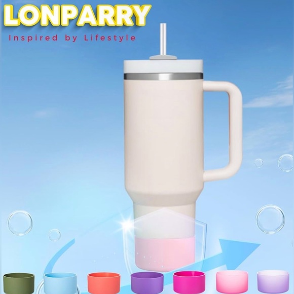 NWT 2-Pack Silicone Boot for Stanley 20 40 30 oz Quencher Adventure Tumbler - Picture 4 of 5